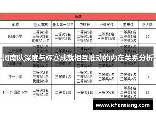 河南队深度与杯赛成就相互推动的内在关系分析